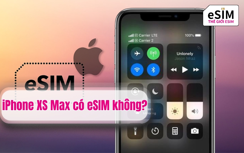 iPhone XS Max có eSIM không?